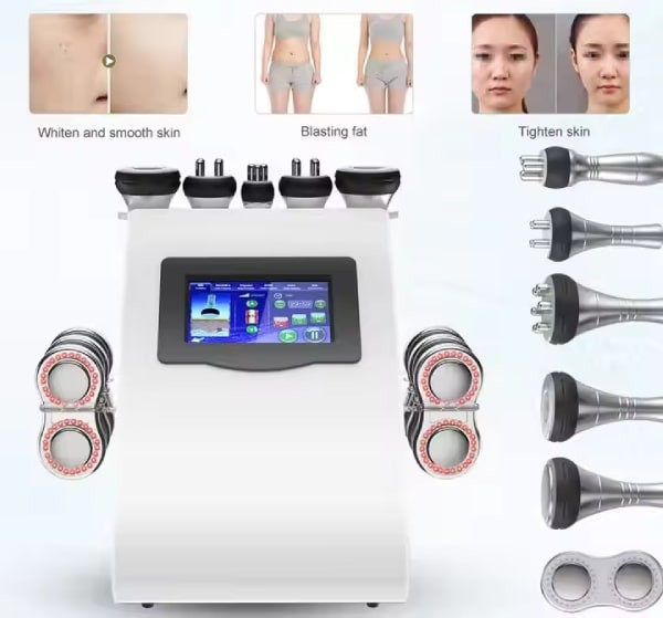 دستگاه لاغری آر اف کویتیشن ۶ کاره 80K همراه پد EMS گرید A